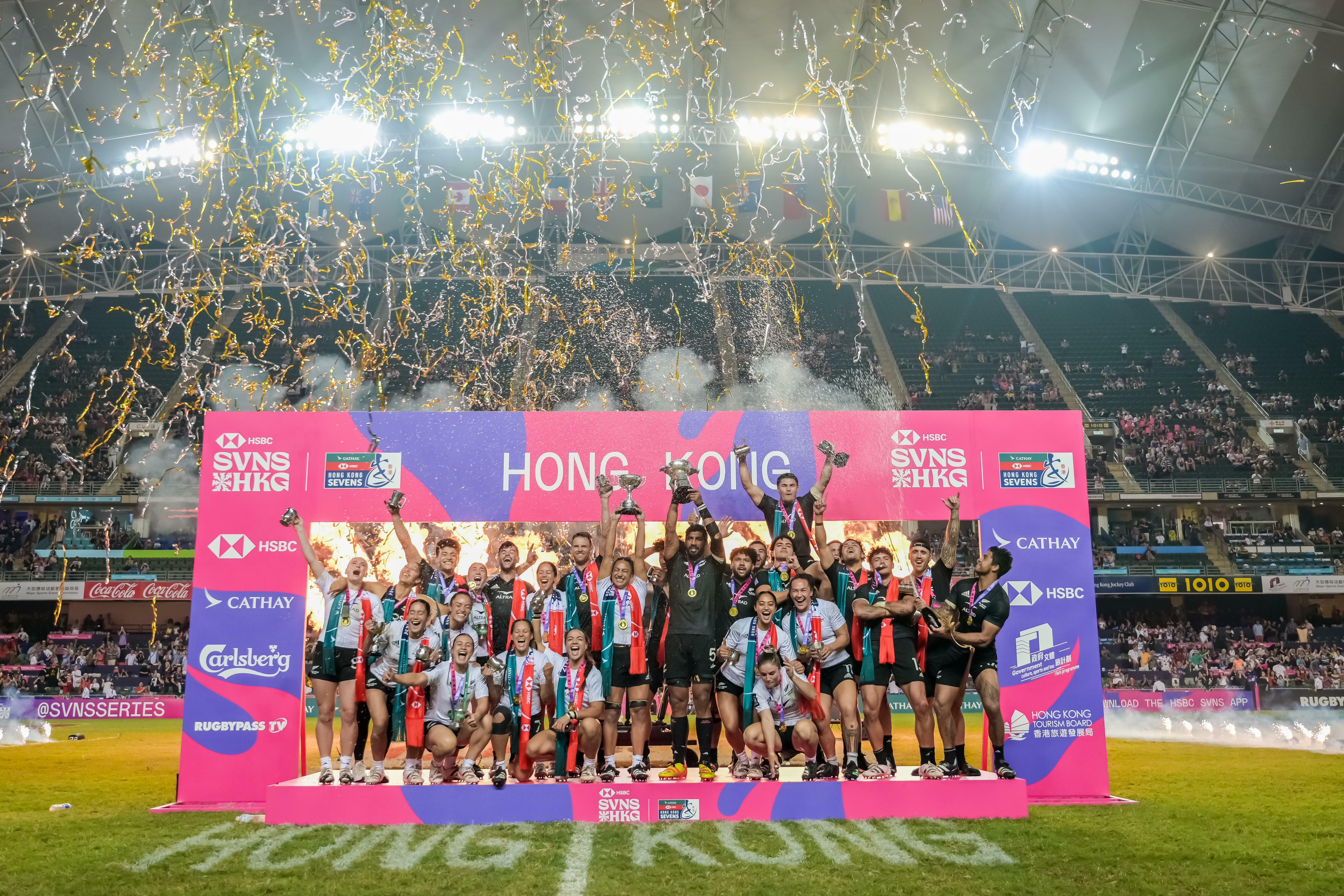「國泰/滙豐香港國際七人欖球賽2024」重回巔峰 新西蘭成功衛冕男、女子銀盃賽冠軍