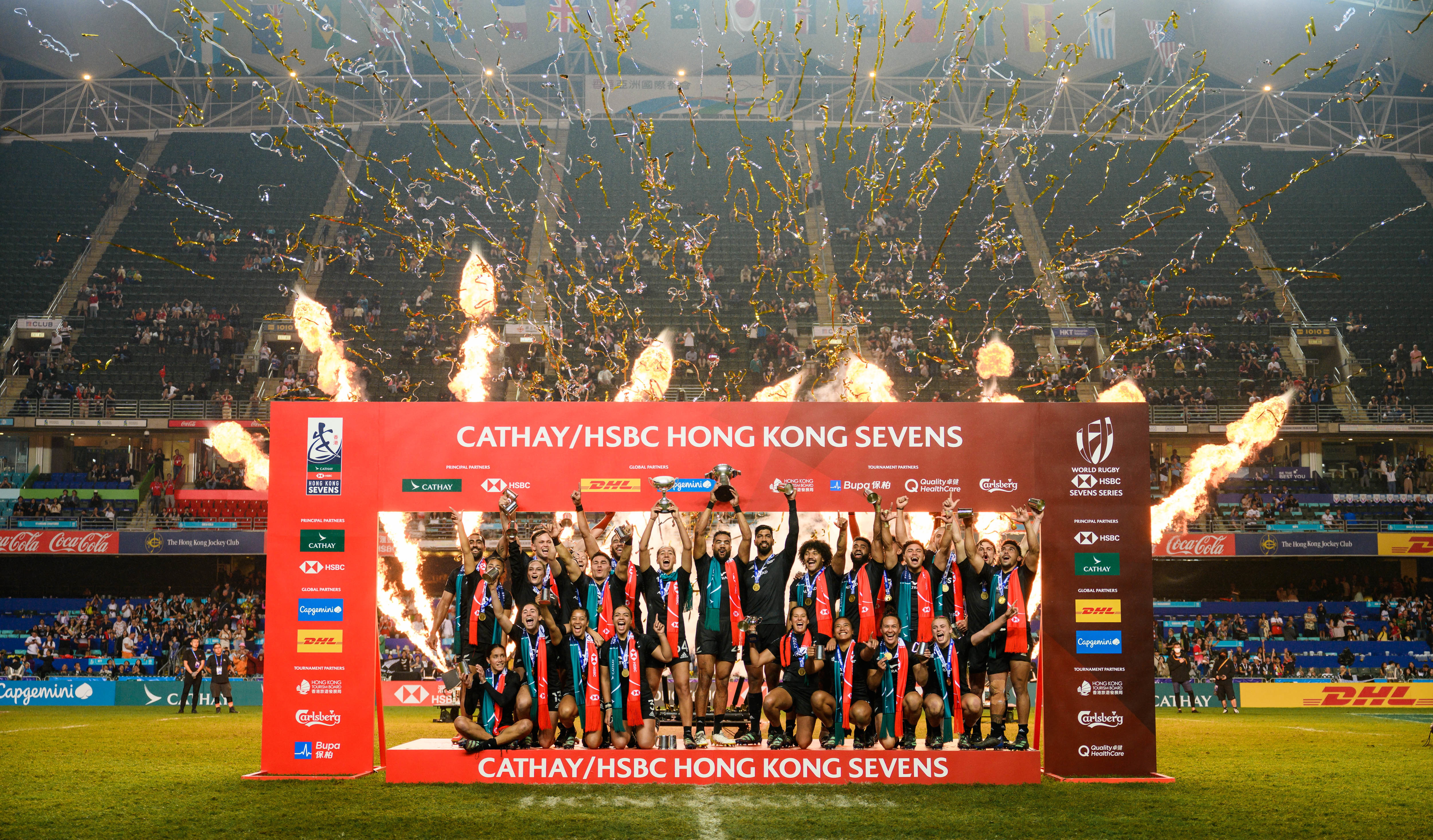 History-making Cathay/HSBC Hong Kong Sevens sees New Zealand celebrate tournament double