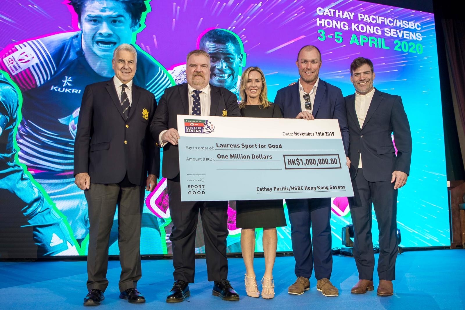國泰航空/滙豐香港國際七人欖球賽與勞倫斯慈善合作夥伴關係延至2023年